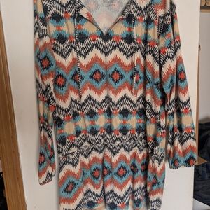 Patagonia Multicolor Zigzag Tunic